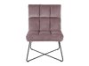 Sessel Norsica 370 (Staubig rosa + Schwarz)