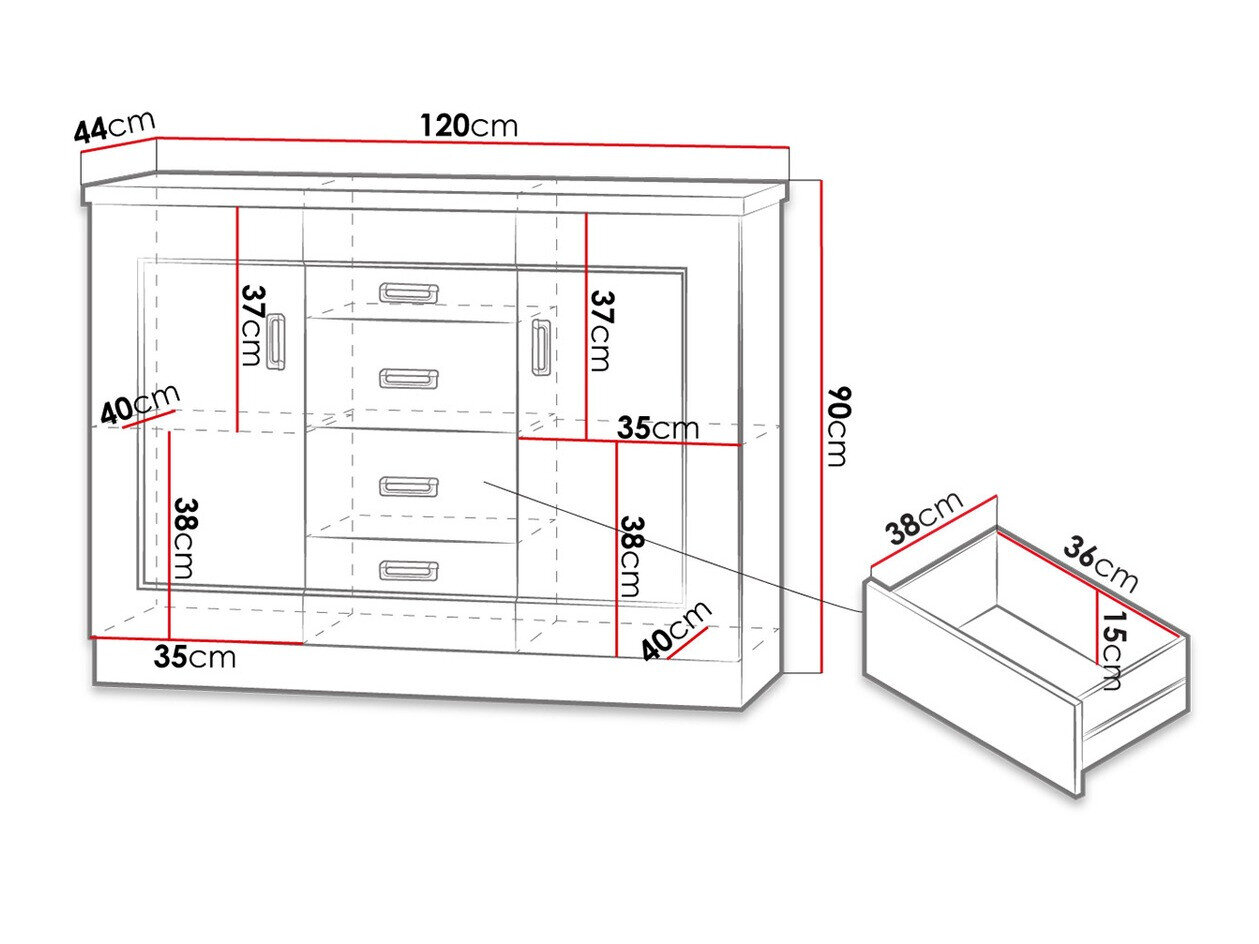 Kommode Lircava 104 (Lefkas eg)