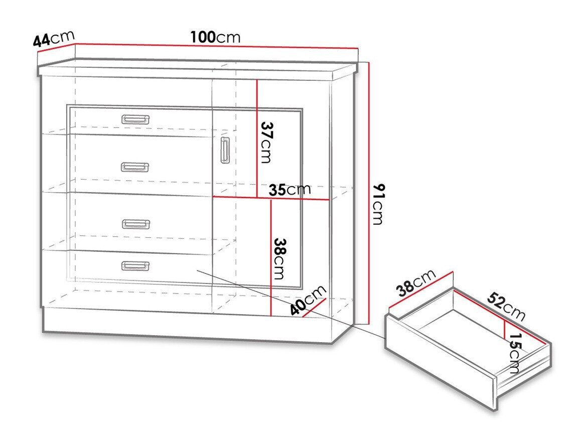 Kommode Lircava 117 (Lefkas eg)