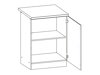 Armoire modulaire avec portes Eli Light 103