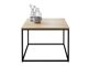 Salontafel Germantown 105 (Matzwart + Eiken)