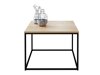 Salontafel Germantown 105 (Matzwart + Eiken)