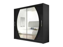 Kledingkast Closico Pallor IV (Zwart)