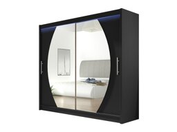 Kledingkast Closico Pallor IV (Zwart)