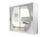 Riidekapp Closico Pallor IV (Valge)