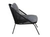 Fauteuil voor buiten Dallas 1079 (Zwart + Grijs)