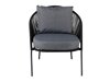 Fauteuil voor buiten Dallas 1079 (Zwart + Grijs)