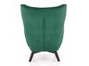 Fauteuil Houston 836 (Donkergroen + Zwart)