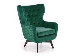 Fotel Houston 836 (Sötétzöld + Fekete)
