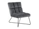 Sessel Norsica 370 (Dunkelgrau + Schwarz)