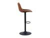 Scaun de bar Norsica 500 (Negru + Maro)