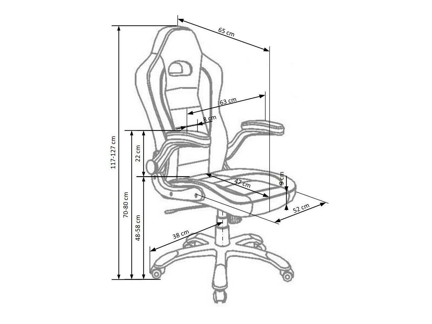 Chaise de bureau Houston 575