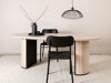 Tafel Dallas 1712 (Licht hout + Zwart)