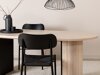 Tafel Dallas 1712 (Licht hout + Zwart)