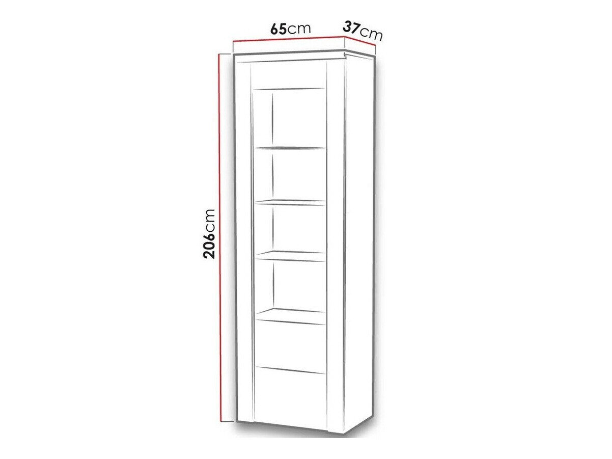 Reol Salelbo 102 (Riviera egetræ)