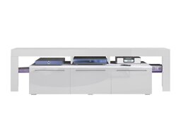 TV-meubel Arbor (Wit + Glanzend wit)