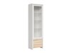 Boekenkast Nolroma 140 (Wit + Sonoma eik)