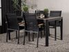 Outdoor tafel Dallas 2828 (Zwart + Bruin)