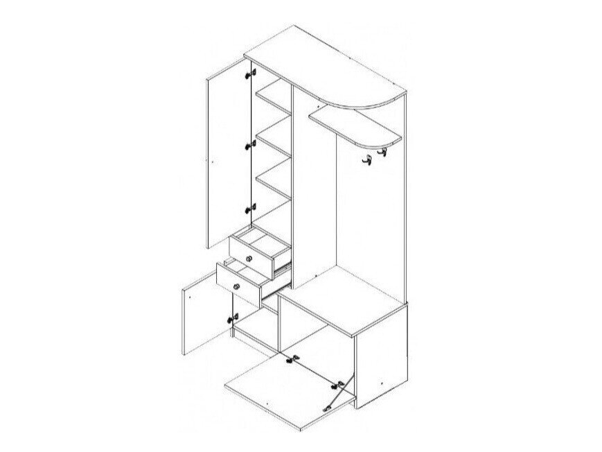 Entrésæt Murrieta 116 (Sonoma eg)