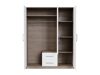 Kledingkast Cavmero 102 (Sonoma eik + Wit)