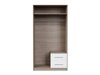 Armoire Cavmero 105 (Sonoma chêne + Blanc)
