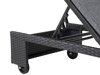 Loungestoel voor buiten Dallas 771 (Zwart + Grijs)