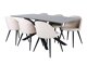 Set de mese Dallas 3035 (Crem + Negru)