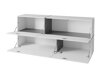 Armario de pared Charlotte 100 (Blanco + Blanco brillante + Roble Sonoma)