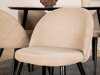 Eetkamerset Dallas 2545 (Beige + Zwart)