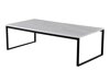 Salontafel Dallas 179 (Wit marmer + Zwart)