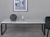 Salontafel Dallas 179 (Wit marmer + Zwart)
