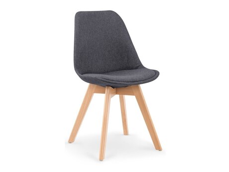 Stoel Houston 412 (Lichtgrijs + Licht hout)