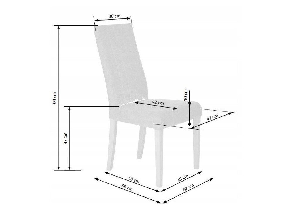 Stol Houston 1216 (Mørkegrøn + Lyst træ)