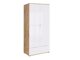 Kledingkast Tivetra 111 (Wotan eik + Glanzend wit)