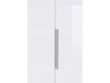 Kledingkast Tivetra 111 (Wotan eik + Glanzend wit)