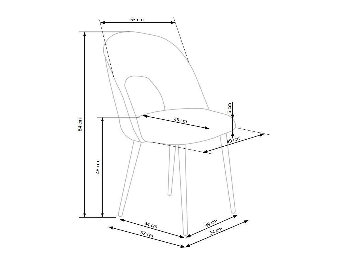 Stol Houston 960 (Mørkegrøn + Sort)