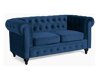 Chesterfield minkštų baldų komplektas Manor House Ophfenu 102 (Mėlyna)