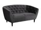 Chesterfield kauč Norsica 260 (Tamno siva)