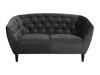 Chesterfield kauč Norsica 260 (Tamno siva)