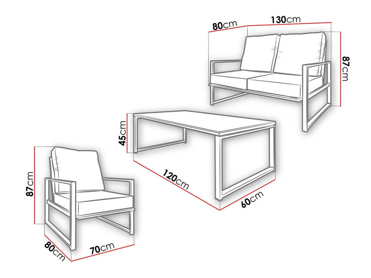 Udendørs møbelsæt Germantown 104
