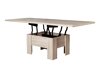 Transformeerbare salontafel Stanton 102 (Wit)