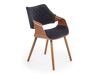 Chaise Houston 720 (Noix + Noir)