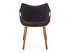Chaise Houston 720 (Noix + Noir)