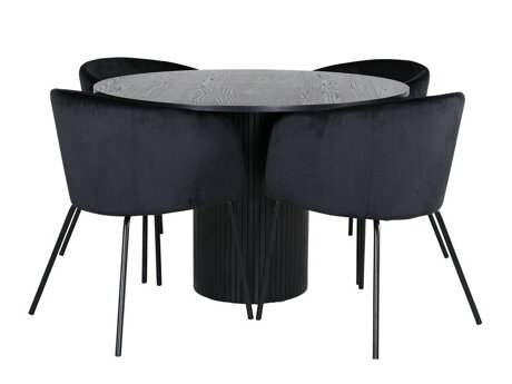Essgruppe Dallas 3103 (Schwarz)