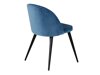 Stoel Dallas 153 (Donkerblauw + Zwart)