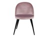 Stoel Dallas 153 (Stoffig roze + Zwart)