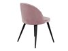 Stoel Dallas 153 (Stoffig roze + Zwart)