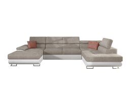Ъглов диван Comfivo Ruta IV (Soft 017 + Uttario Velvet 2979 + Uttario Velvet 2955 St)