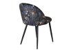 Stoel Dallas 153 (Bloemen patroon + Zwart)
