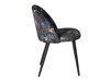 Stoel Dallas 153 (Bloemen patroon + Zwart)